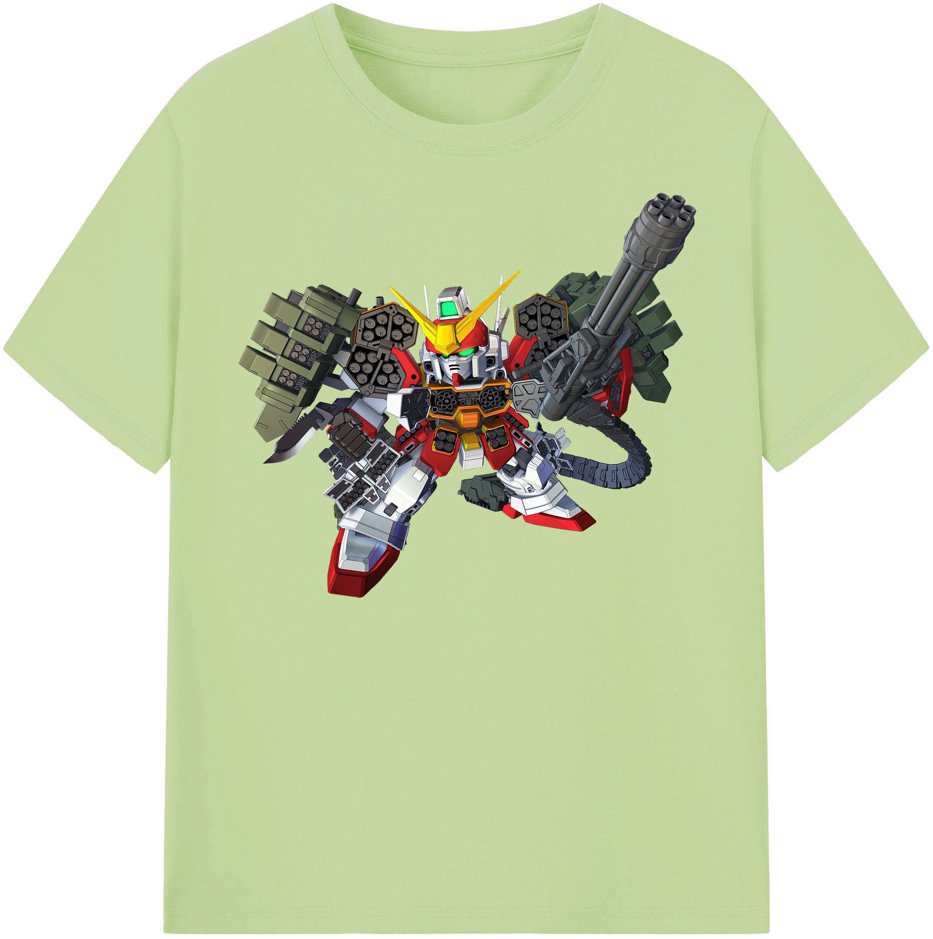 （画像用） 機動戦士ガンダム Mobile Suit Gundam 綿100％半袖Tシャツ（フロントプリント）